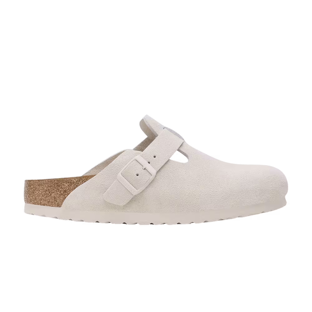 Birkenstock Boston Antique White