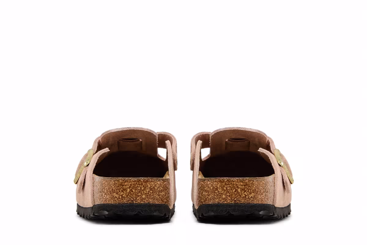 Birkenstock Women's Boston Suede Leather Light Rose, view 7