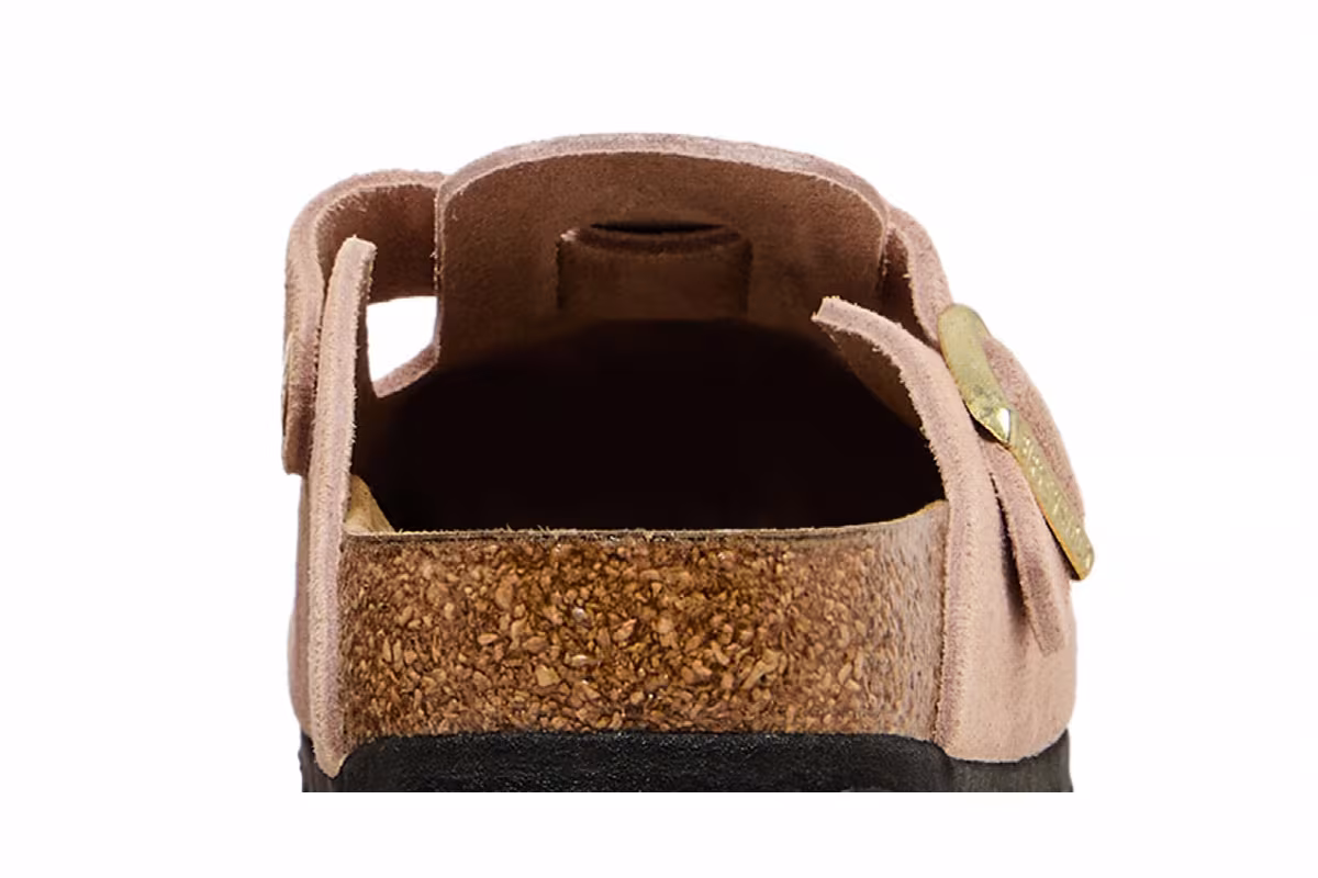 Birkenstock Women's Boston Suede Leather Light Rose, view 8