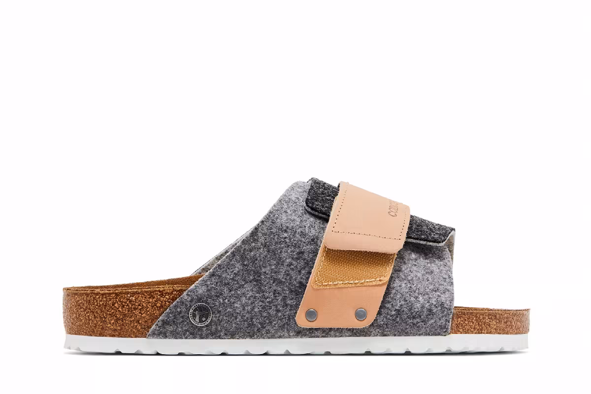 Birkenstock Concepts x Kyoto Black Grey Felt, view 2