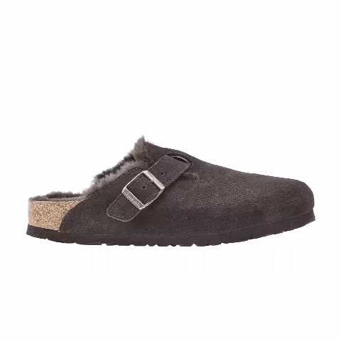 Birkenstock Boston Shearling Suede 'Mocha'