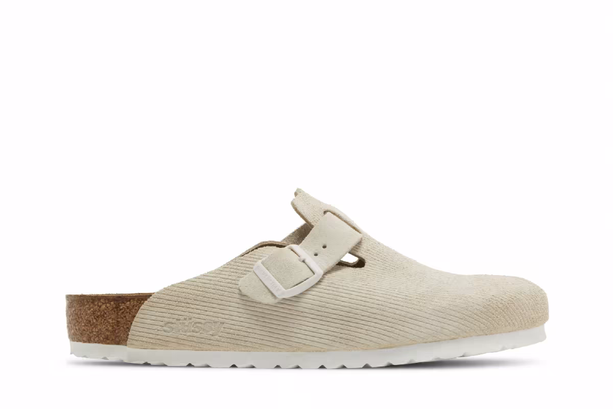 Stussy x Birkenstock Boston Bone, view 2
