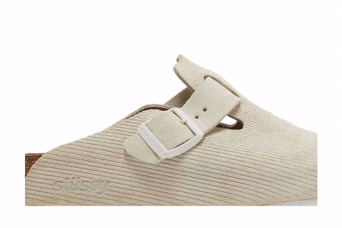 Stussy x Birkenstock Boston Bone, view 3