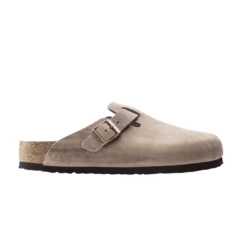 Birkenstock Women's Boston Soft Footbed Oiled Leather Tobacco Brown