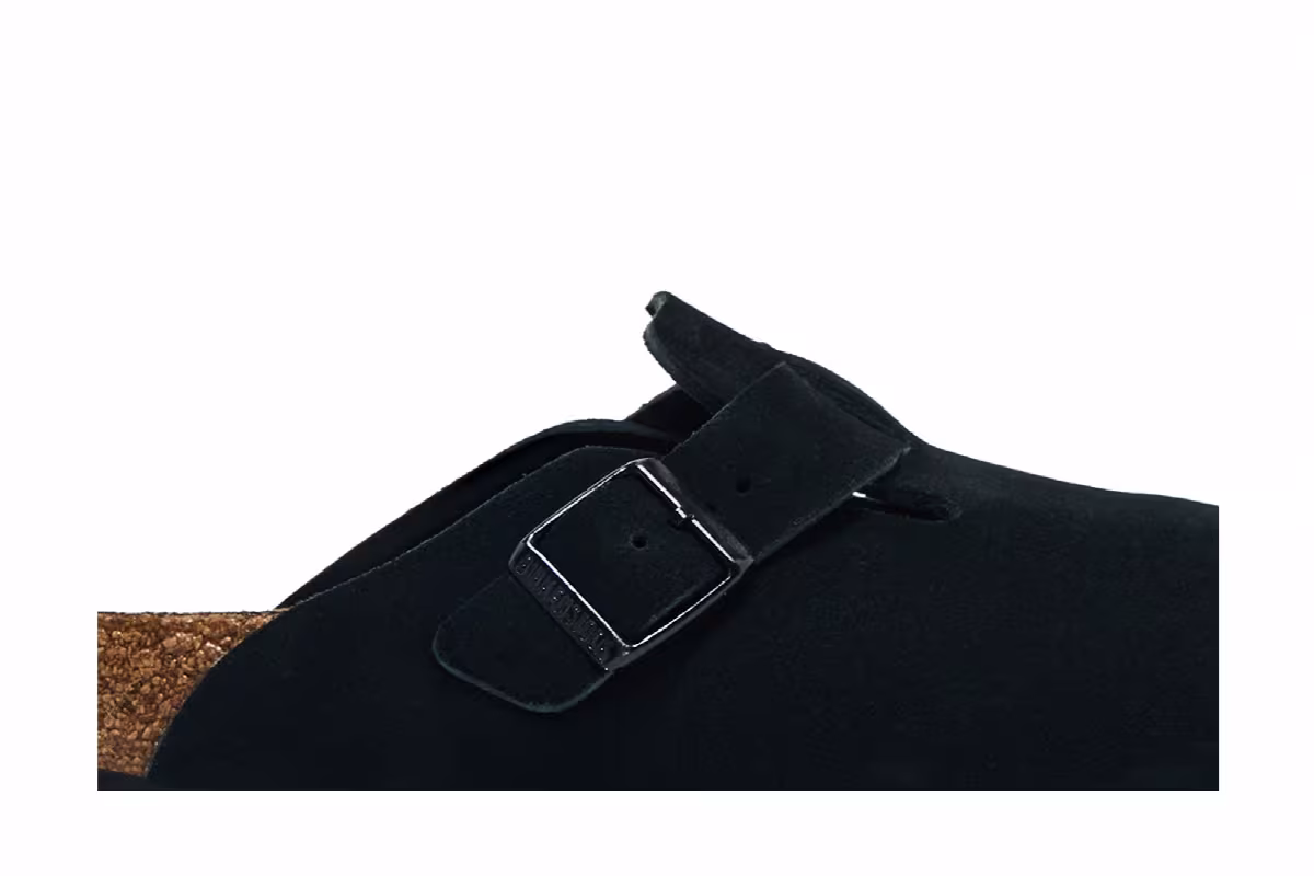 Birkenstock Boston Soft Footbed Narrow Black, view 3