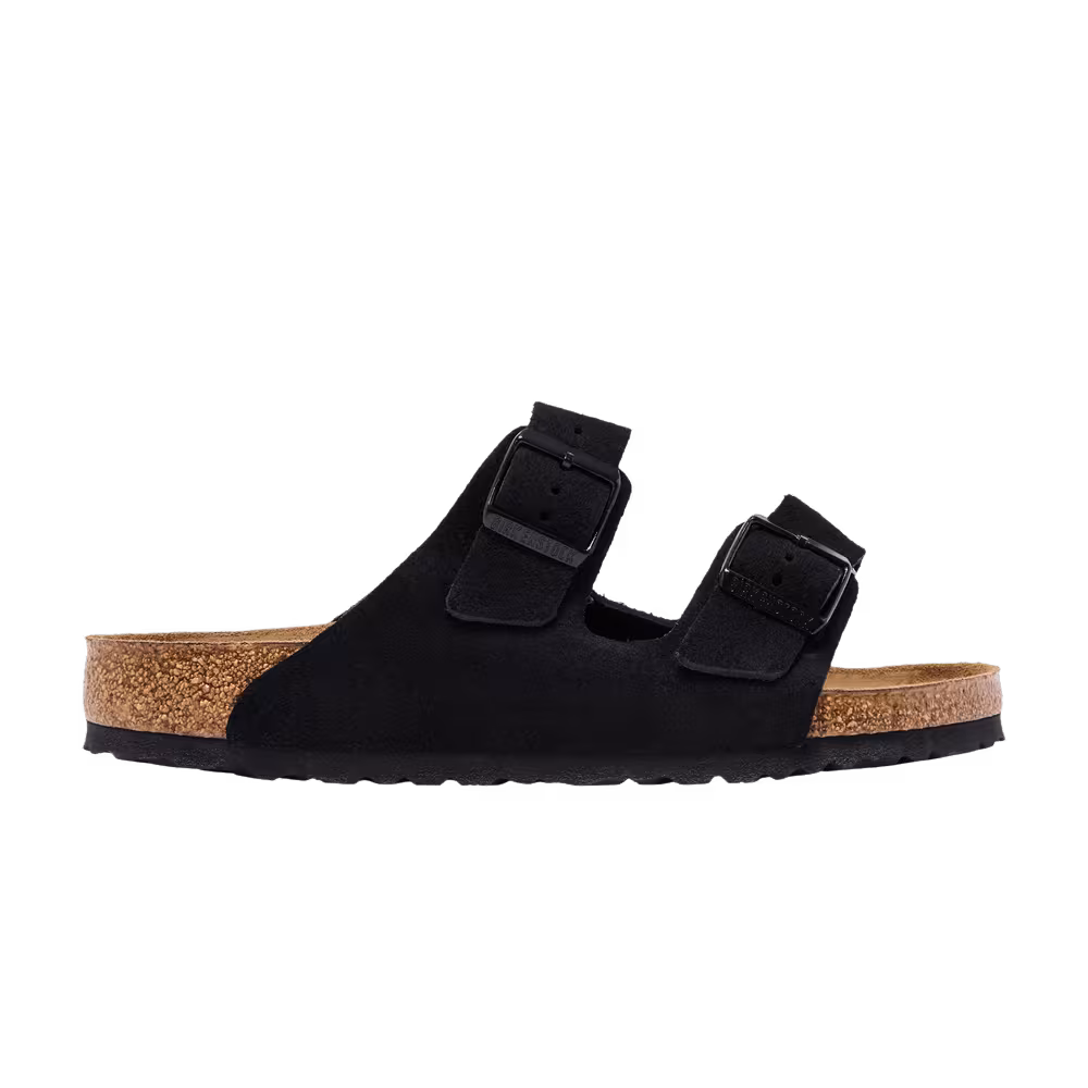 Birkenstock Arizona Soft Footbed Suede Black