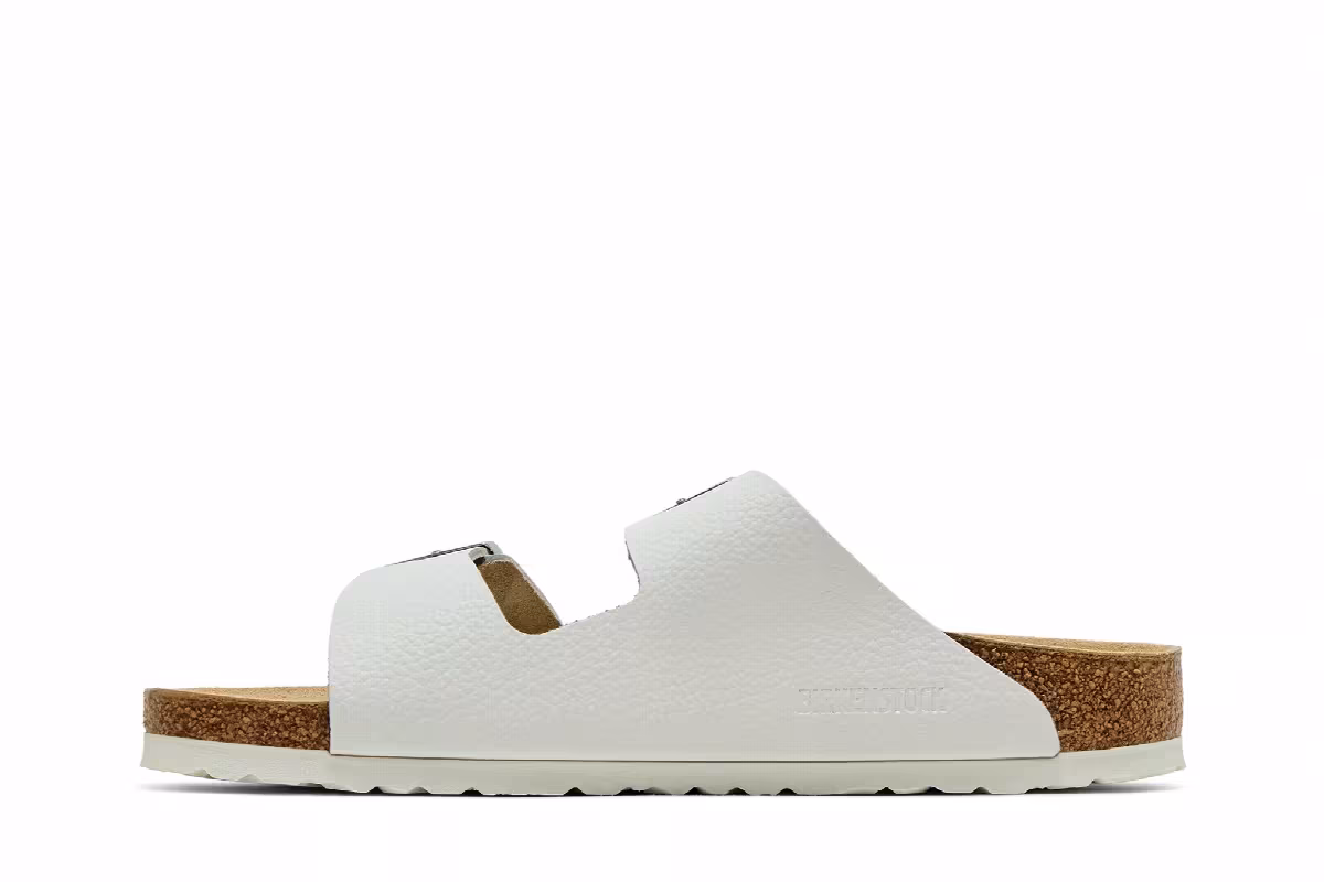 Birkenstock Arizona Natural Leather White, view 4