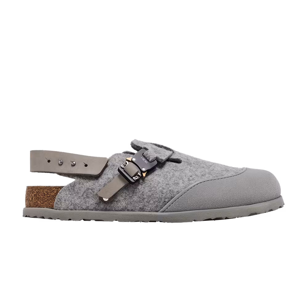 Dior x Birkenstock Tokio Mule Gray
