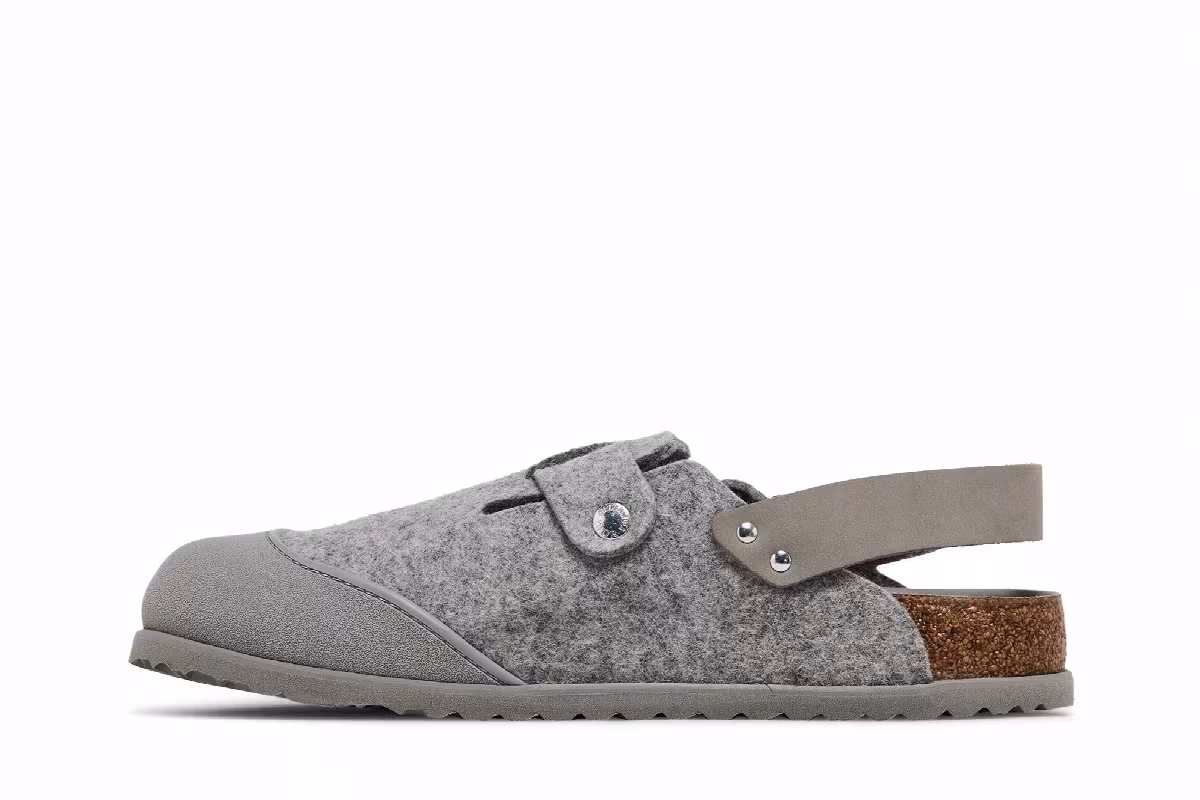 Dior x Birkenstock Tokio Mule Gray, view 4