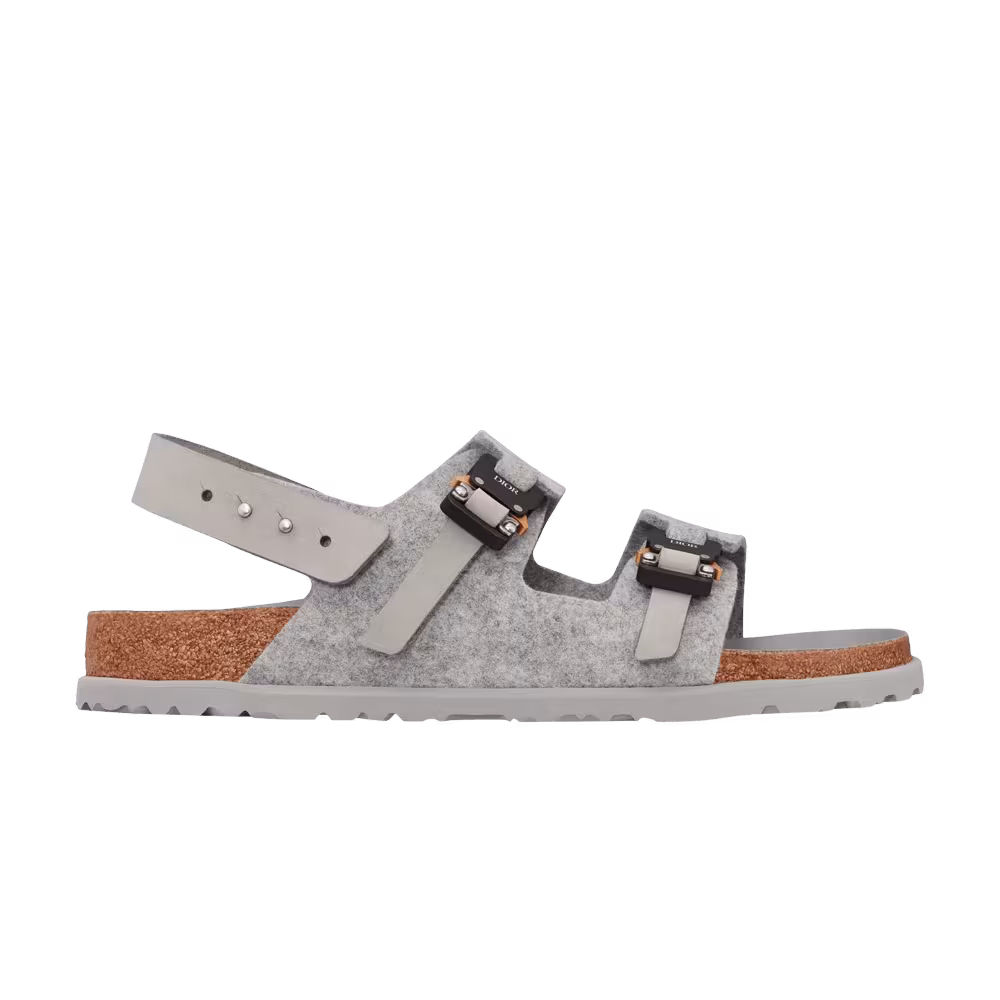 Dior x Birkenstock Milano Sandal Gray