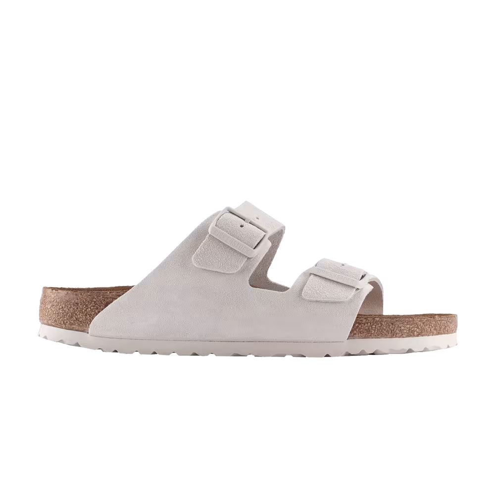 Birkenstock Arizona Soft Footbed Narrow Antique White