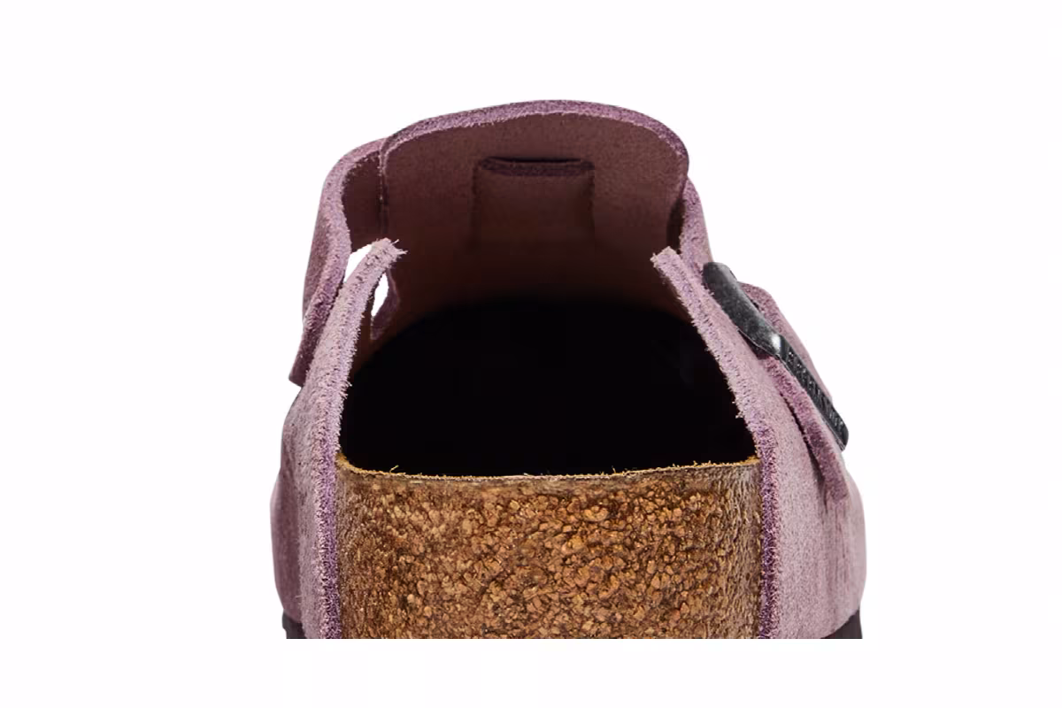 Stussy x Birkenstock Boston Shaggy Dusty Pink, view 8