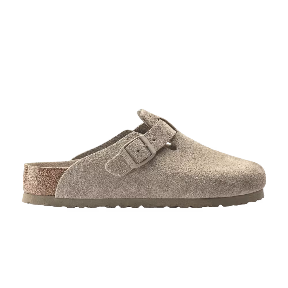 Birkenstock Boston Soft Footbed Faded Khaki