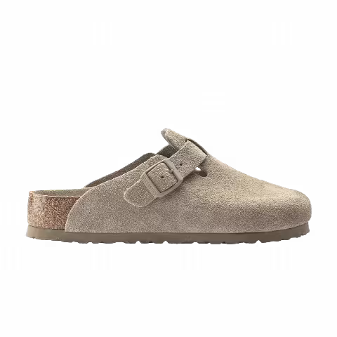 Birkenstock Boston Soft Footbed Narrow 'Faded Khaki'