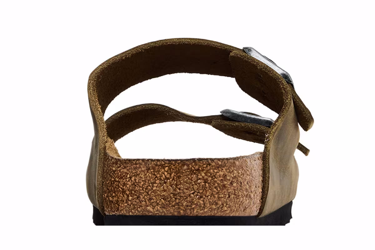 Birkenstock Arizona Soft Footbed Oiled Leather Faded Khaki, view 8