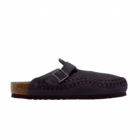 Kith x Birkenstock Boston Braided 'Rabbit Grey'