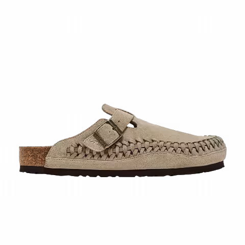 Kith x Birkenstock Boston Braided 'Taupe'