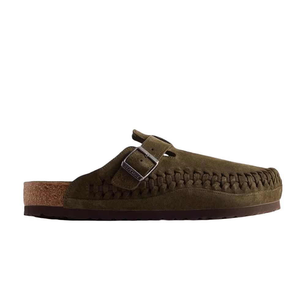 Kith x Birkenstock Boston Braided Thyme