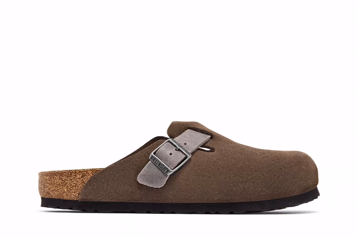 Birkenstock Boston Concrete Gray, view 2