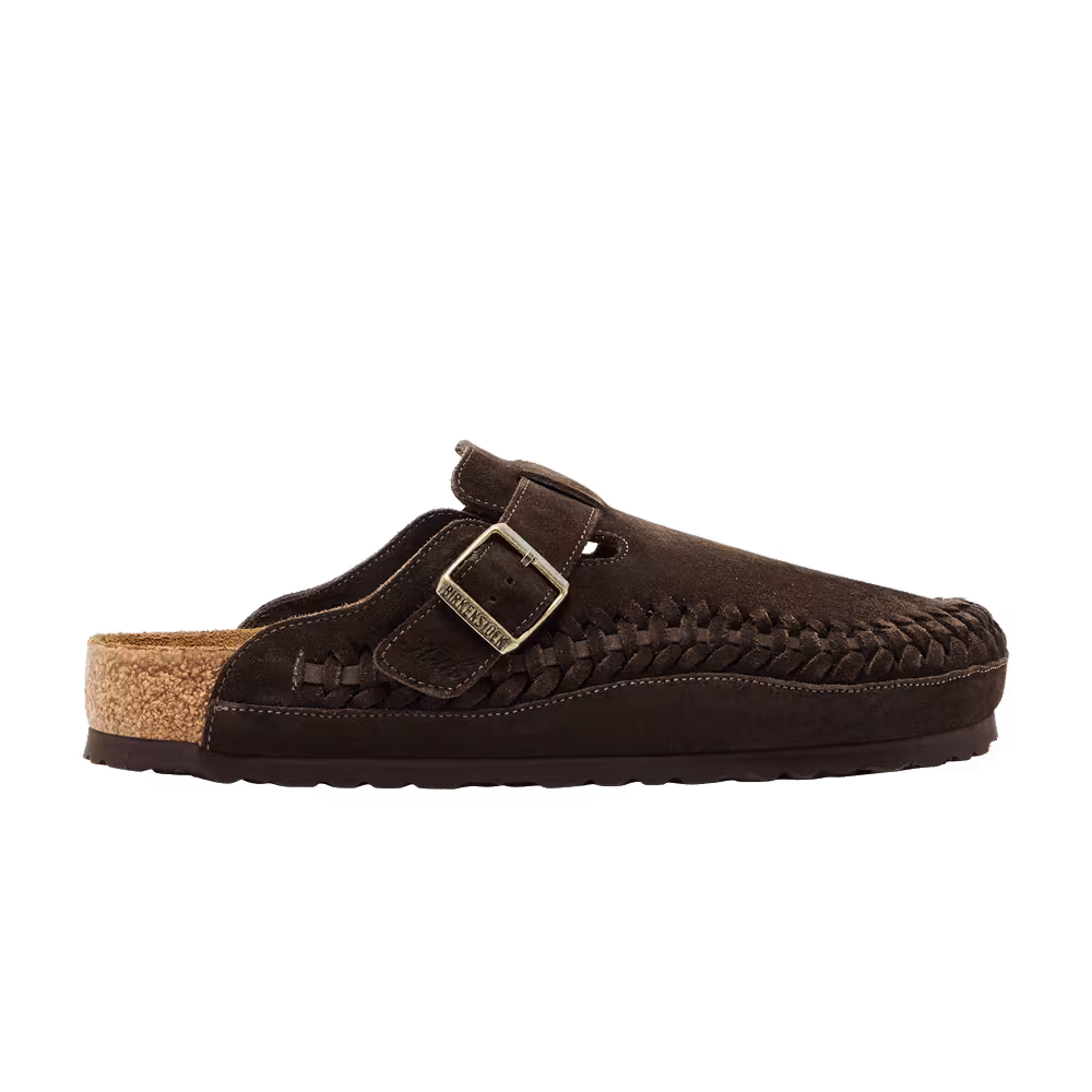 Kith x Birkenstock Boston Braided Mocca