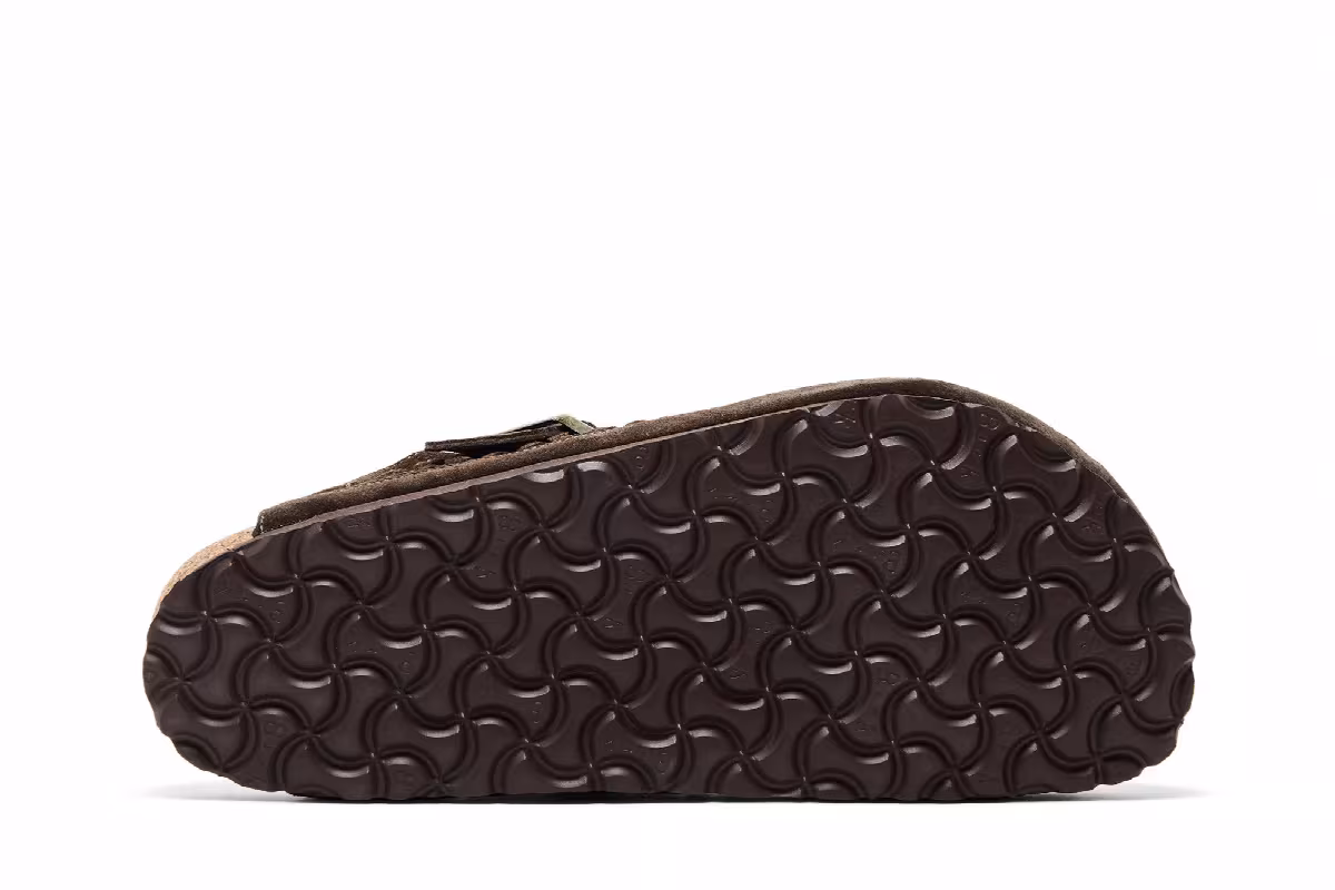 Kith x Birkenstock Boston Braided Mocca, view 5