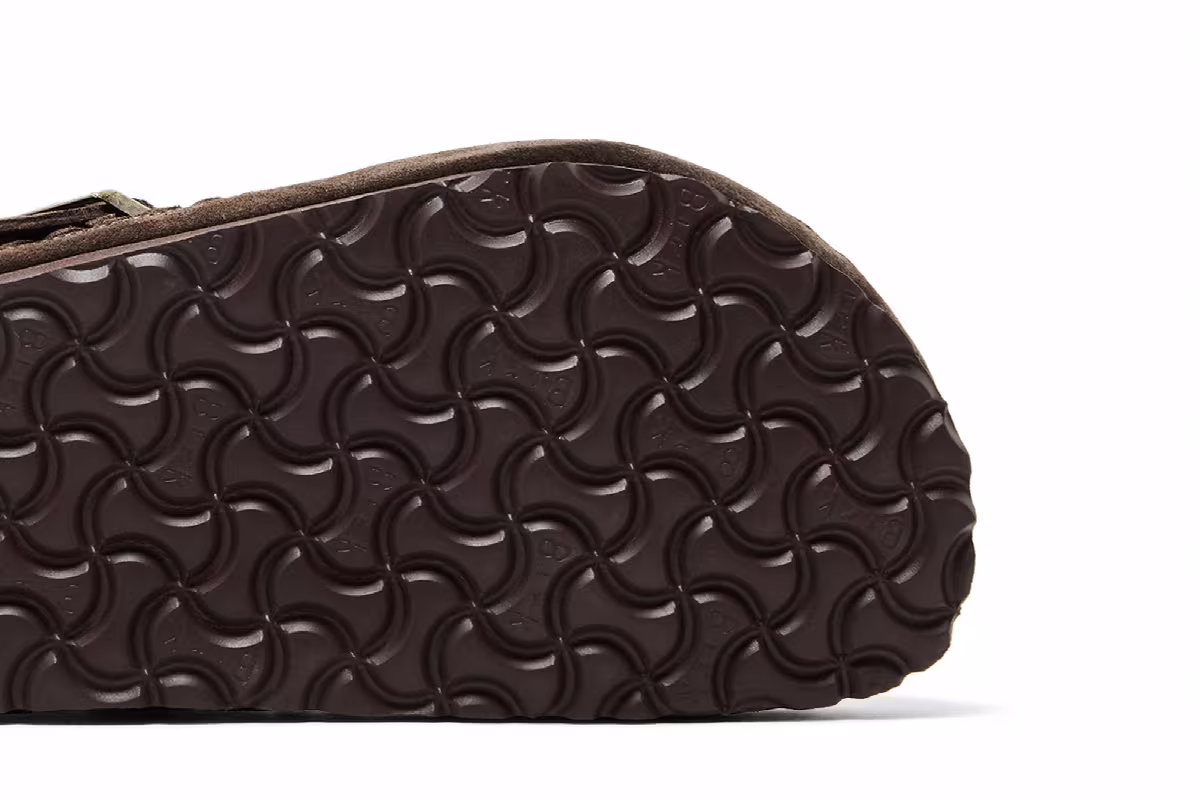 Kith x Birkenstock Boston Braided Mocca, view 6