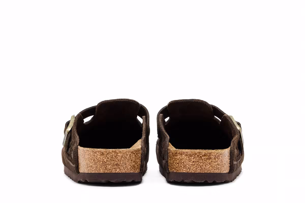 Kith x Birkenstock Boston Braided Mocca, view 7