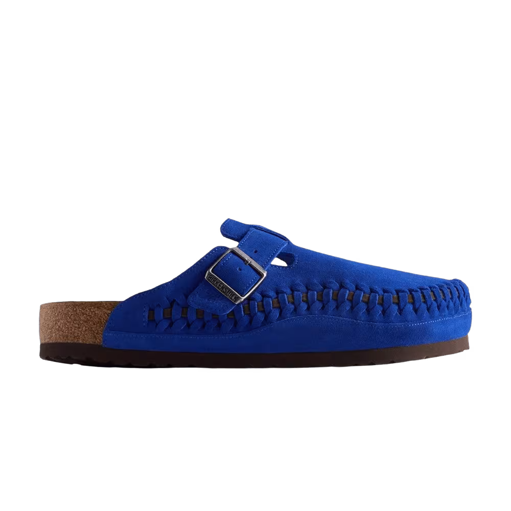 Kith x Birkenstock Boston Braided Ultra Blue