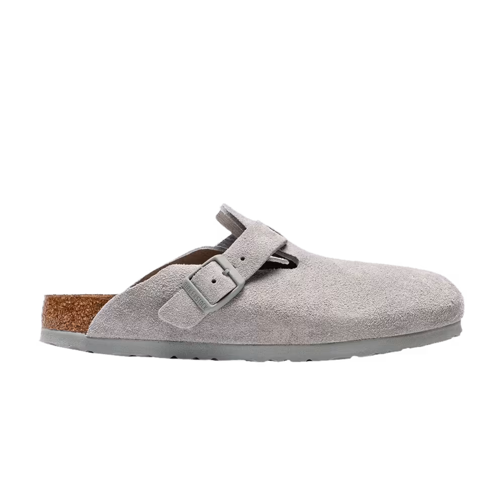 Birkenstock Boston Suede Leather Pure Sage