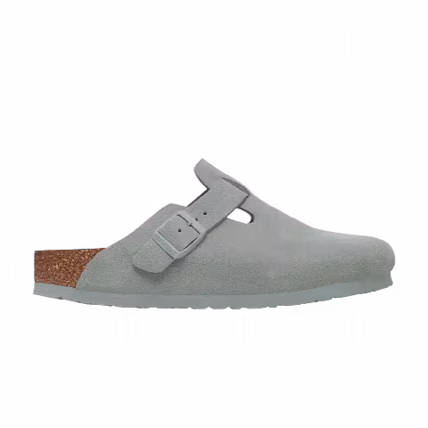 Birkenstock Wmns Boston Suede Leather 'Pure Sage'