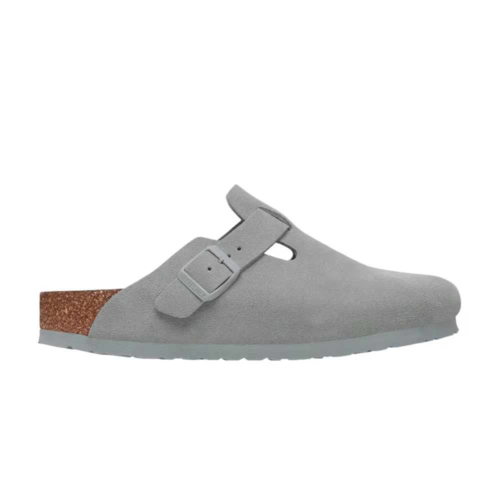 Birkenstock Women's Boston Suede Leather Pure Sage