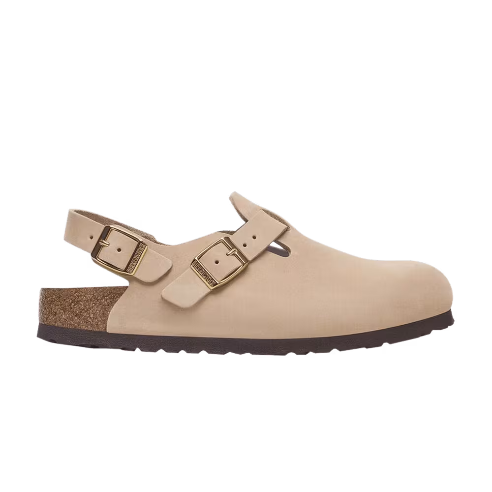 Birkenstock Women's Tokio Nubuck Narrow Sandcastle