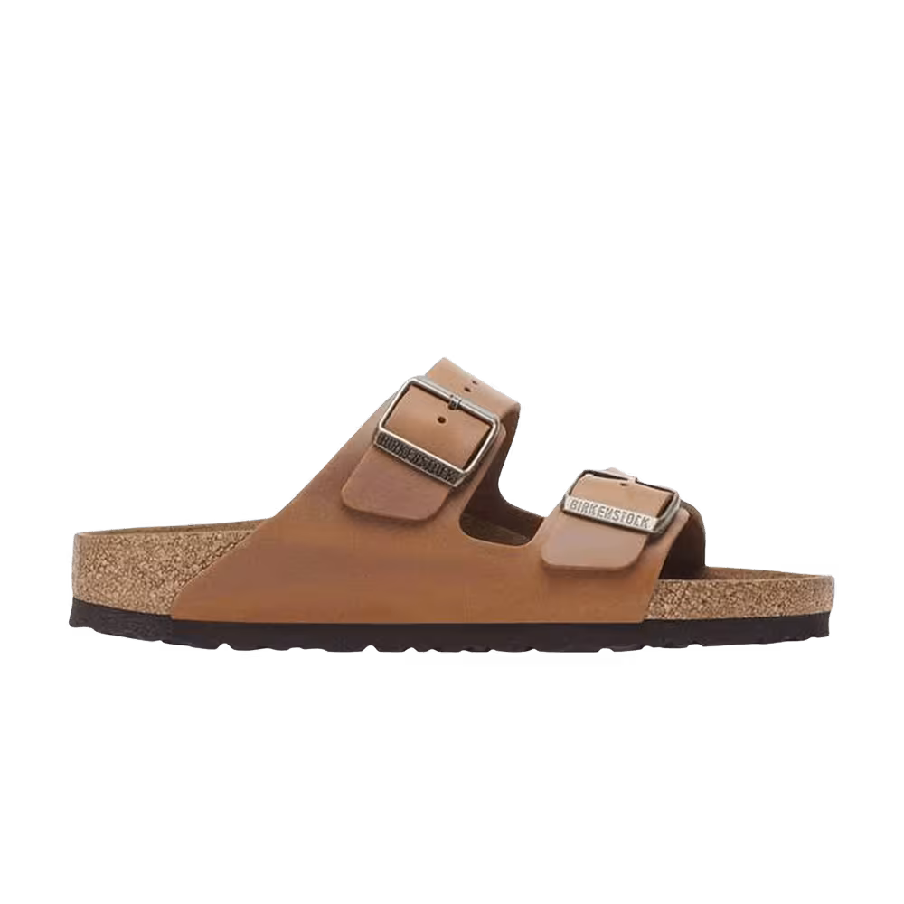 Birkenstock Women's Arizona Sandal Wide Cognac