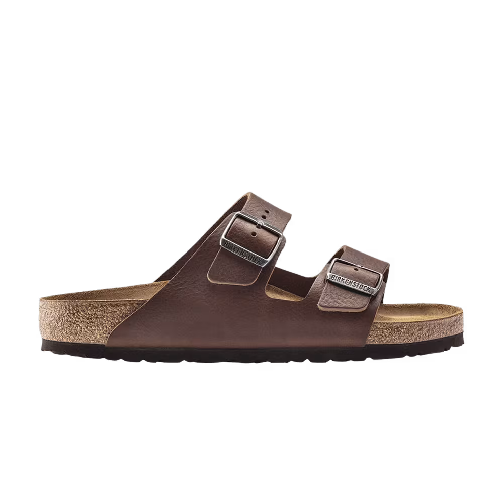 Birkenstock Arizona Leather Vintage Wood Roast
