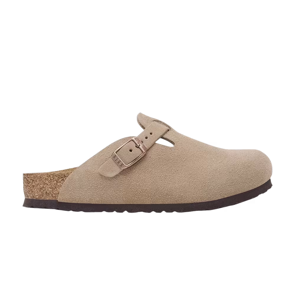 Birkenstock Boston Suede Kids Taupe
