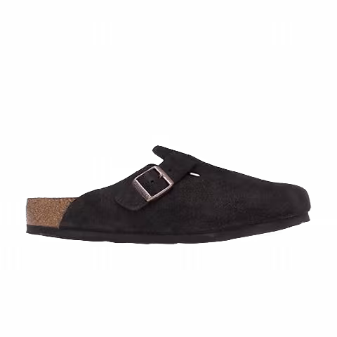 Birkenstock Boston Soft Footbed Suede 'Mocha'