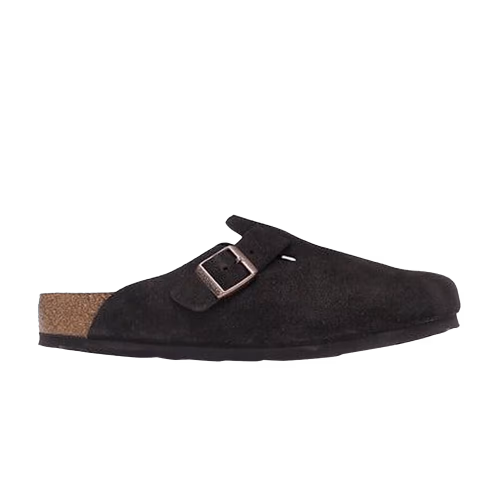 Birkenstock Boston Soft Footbed Suede Mocha