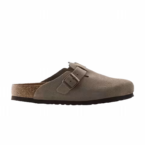 Birkenstock Boston Soft Foot Bed 'Taupe'