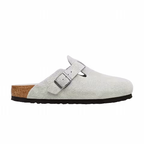 Birkenstock Boston Soft Footbed Narrow Sandal 'Pure Sage'
