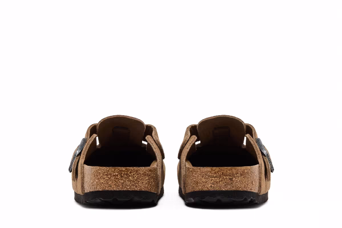 Birkenstock Boston Soft Footbed Sandal Dark Tea, view 7