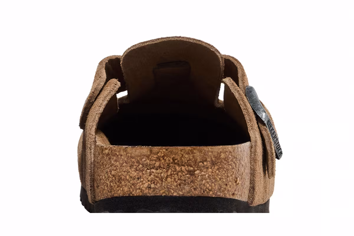 Birkenstock Boston Soft Footbed Sandal Dark Tea, view 8