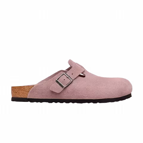 Birkenstock Boston Soft Footbed Narrow Sandal 'Faded Purple'