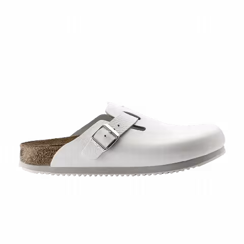Birkenstock Boston Soft Footbed Sandal 'White'