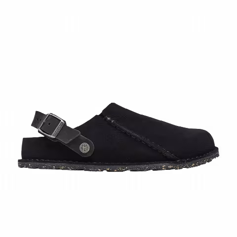 Birkenstock Lutry Suede Sandal 'Black'