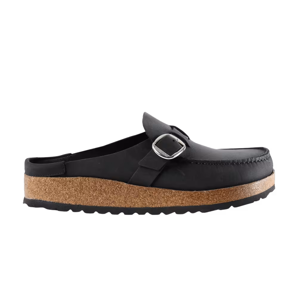 Birkenstock Women's Buckley Oiled Leather Sandal Black