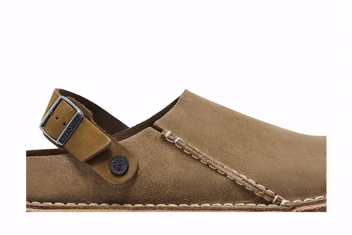 Birkenstock Lutry Premium Sandal Grey Taupe, view 3