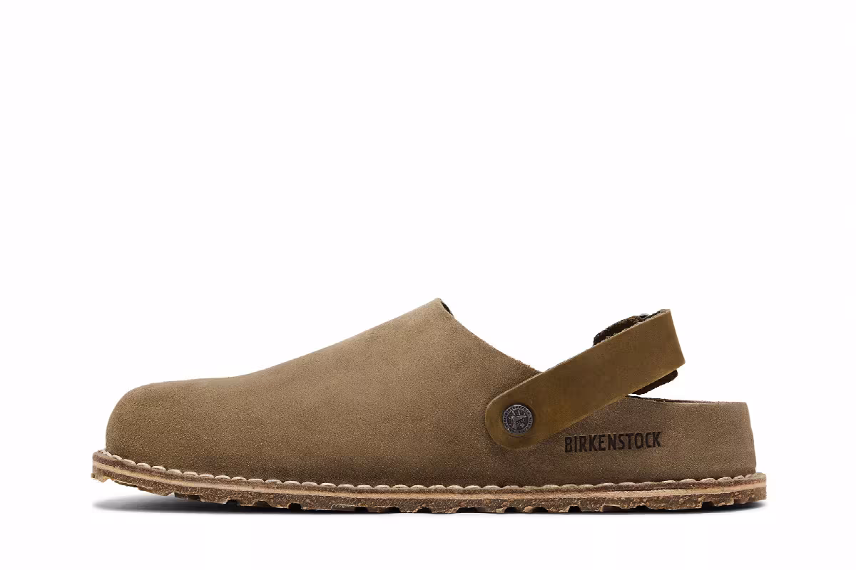 Birkenstock Lutry Premium Sandal Grey Taupe, view 4