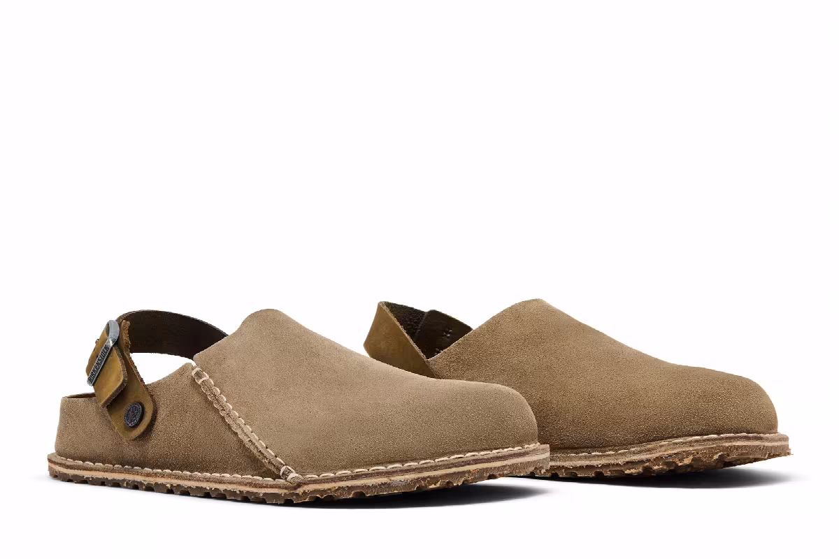 Birkenstock Lutry Premium Sandal Grey Taupe, view 9