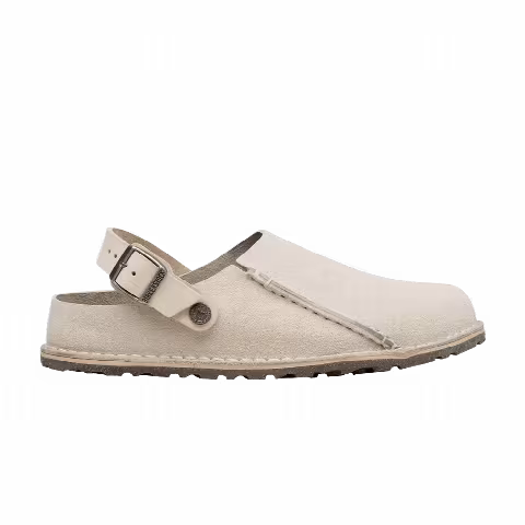 Birkenstock Lutry Suede Sandal 'Oyster'