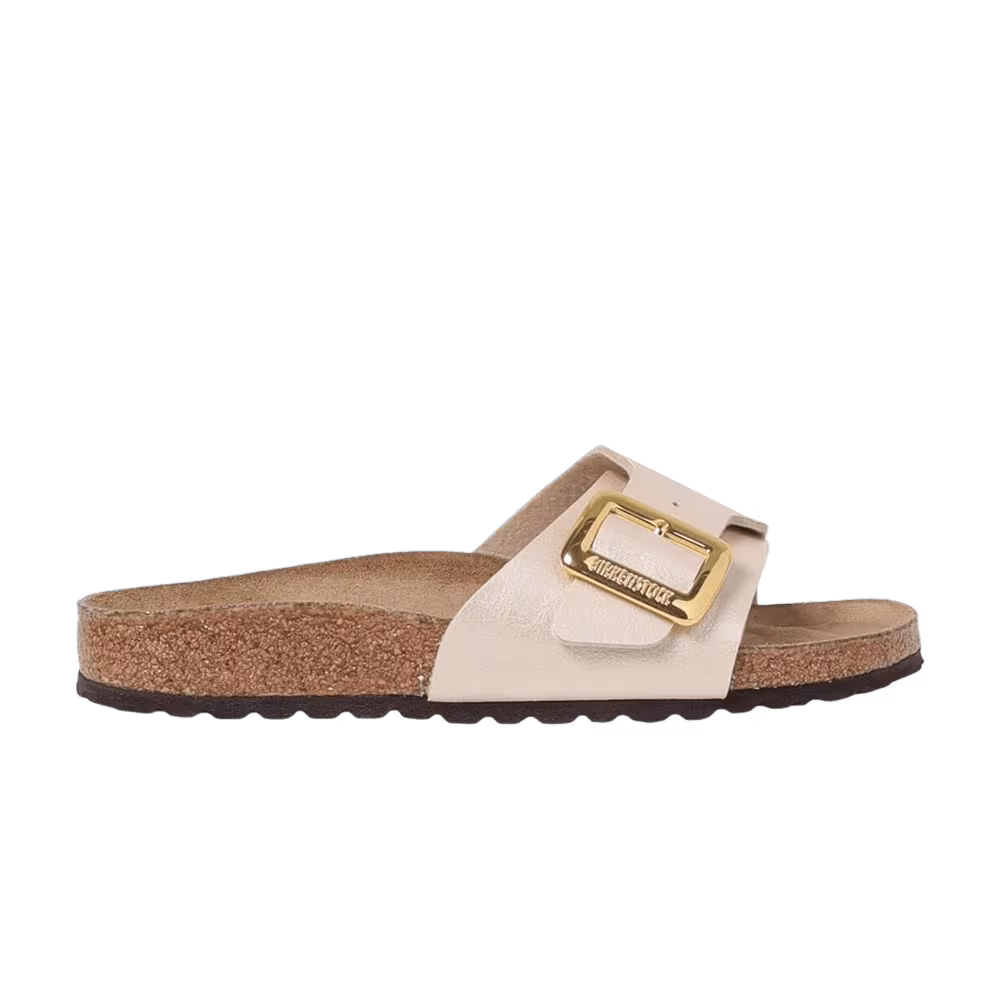 Birkenstock Women's Catalina Luxe Buckle Graceful Pearl White